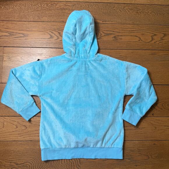 Adidas Small Badge of Sport Fleece Pullover Hoodie Youth L Cozy Fuzzy Sherpa - Picture 3 of 8